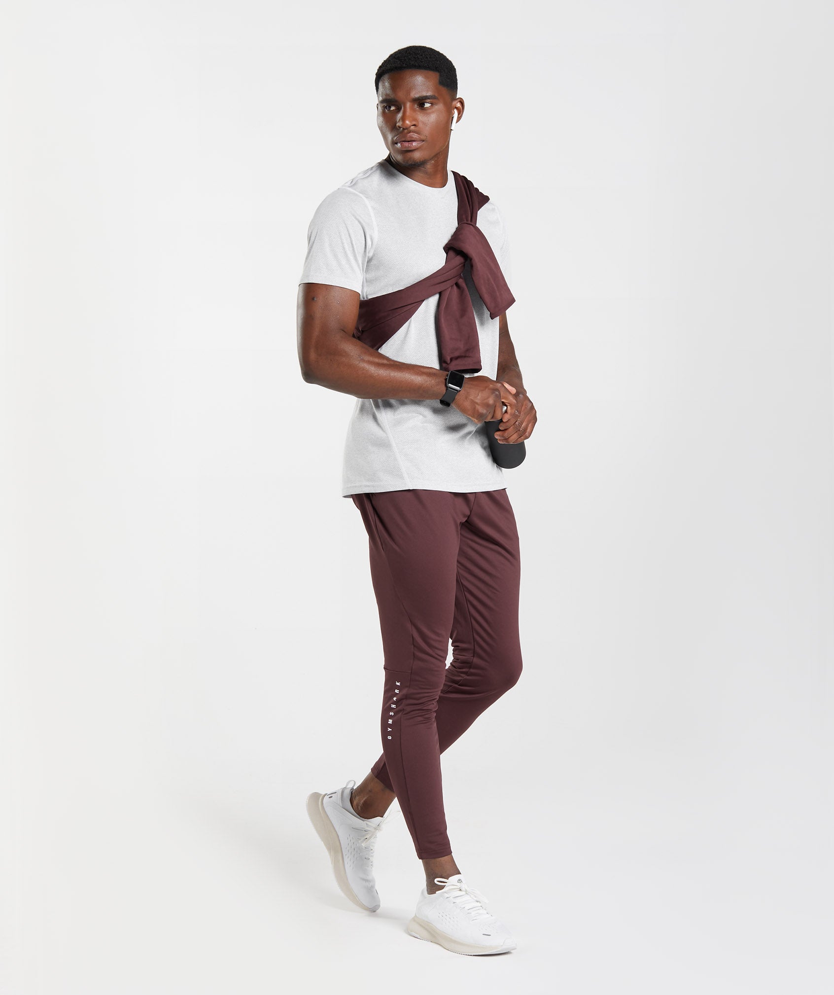 Sport Joggers in Baked Maroon - view 4