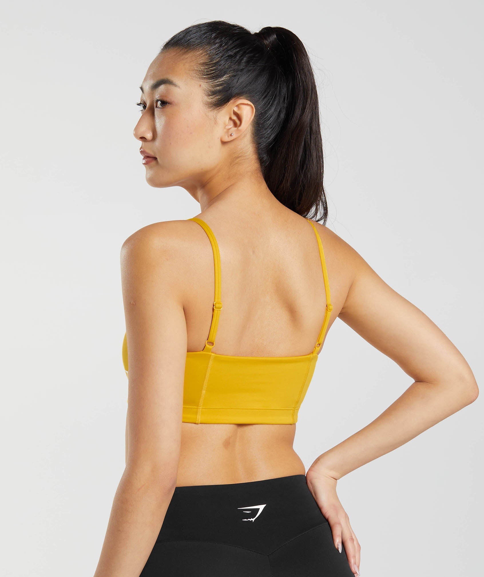 Bandeau Sports Bra in Spectra Yellow - view 2