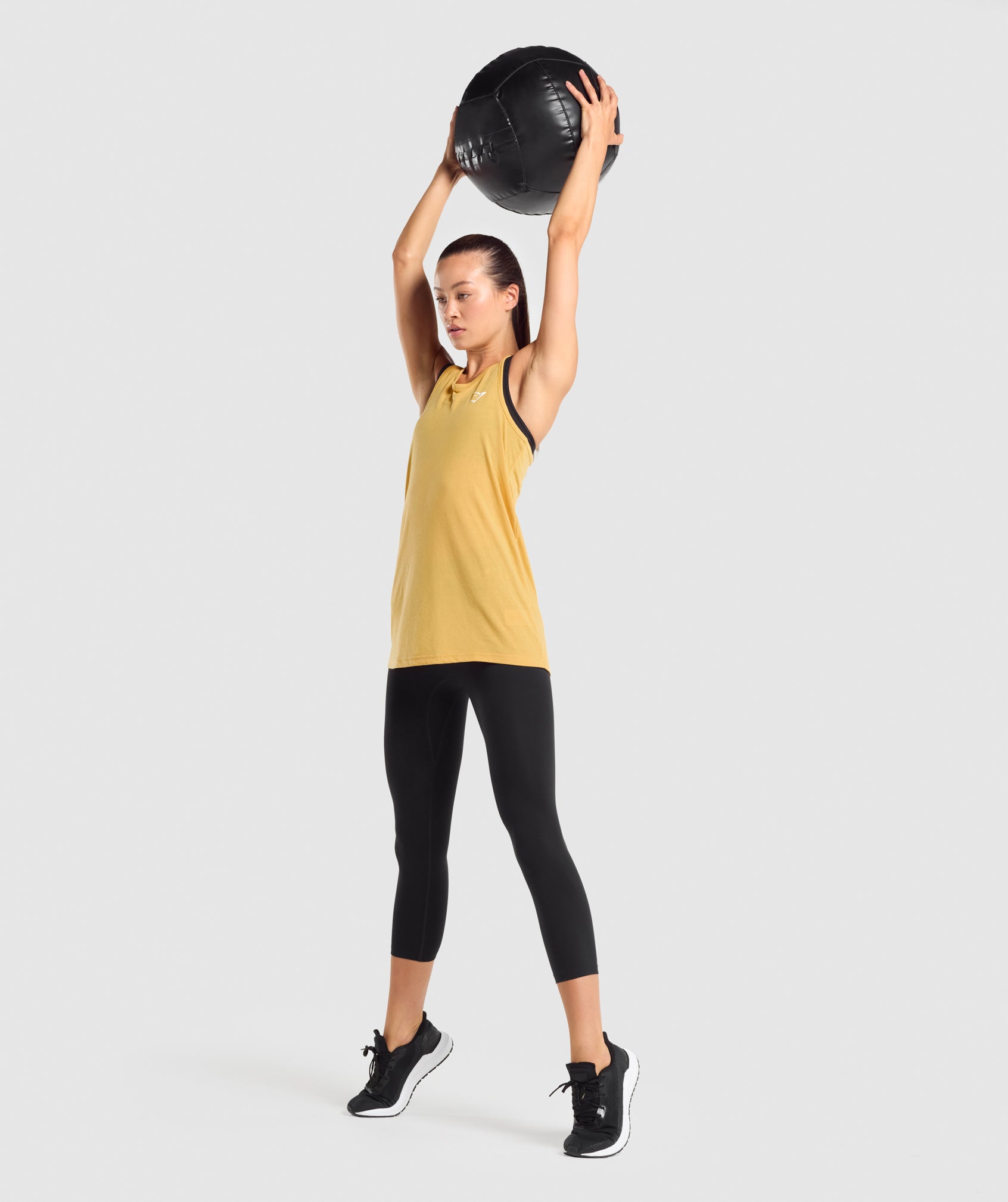 Training Oversized Vest in Yellow - view 4