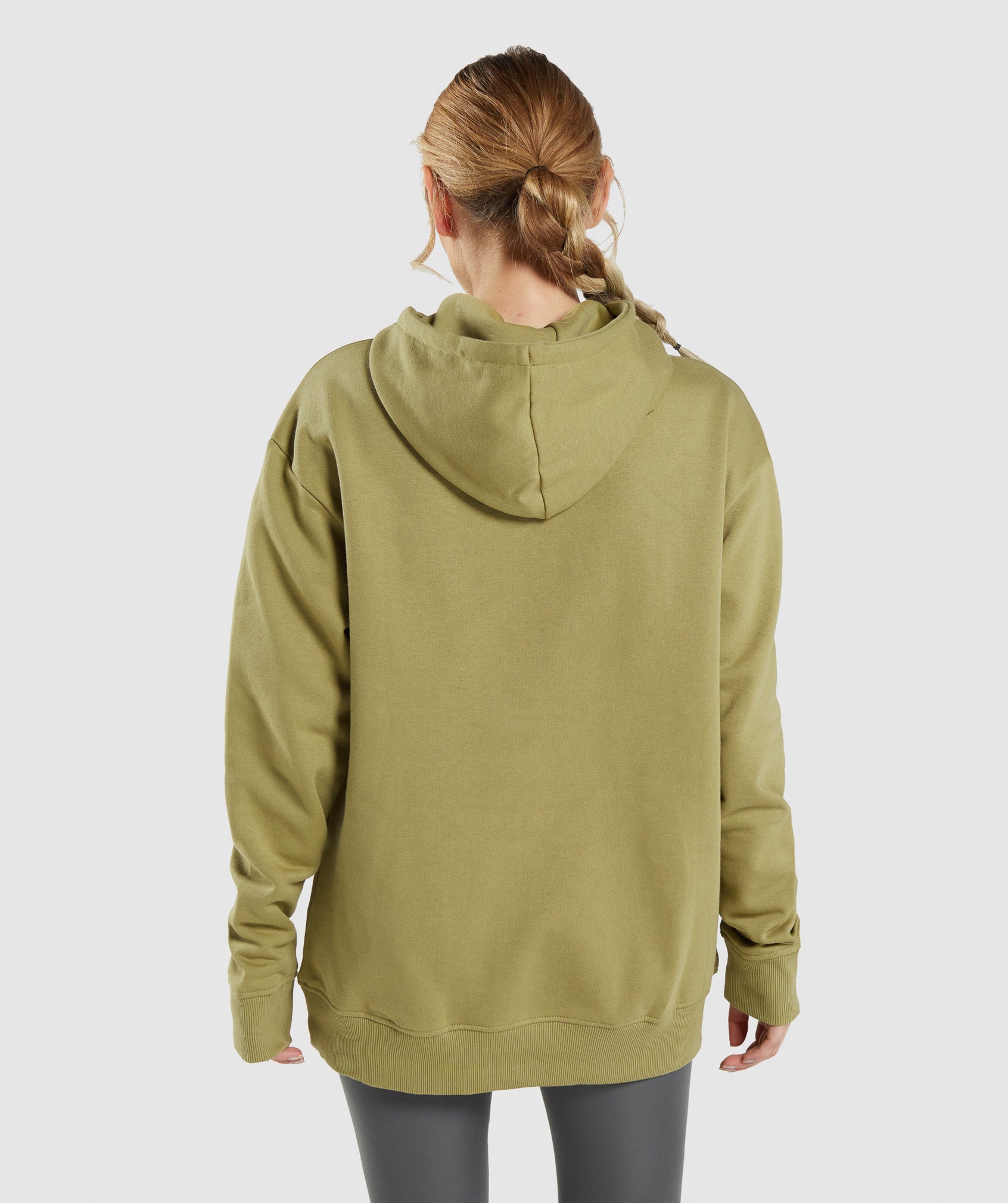 Training Oversized Hoodie in Griffin Green