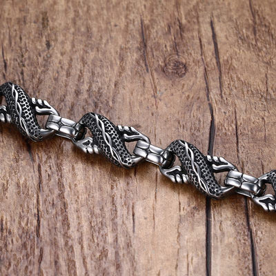 Dragon Link Stainless Steel Bracelet - Fanduco