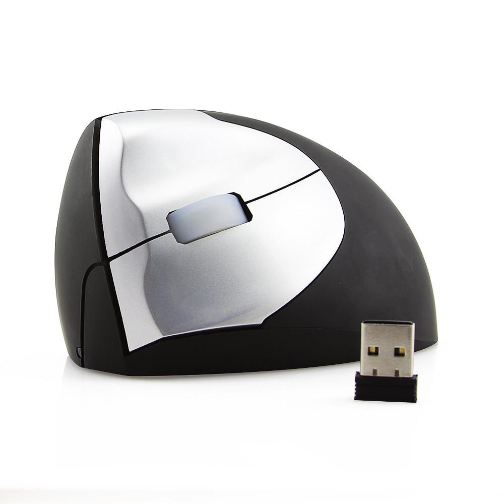 Left-Handed Ergonomic Wireless Vertical Mouse - Fanduco