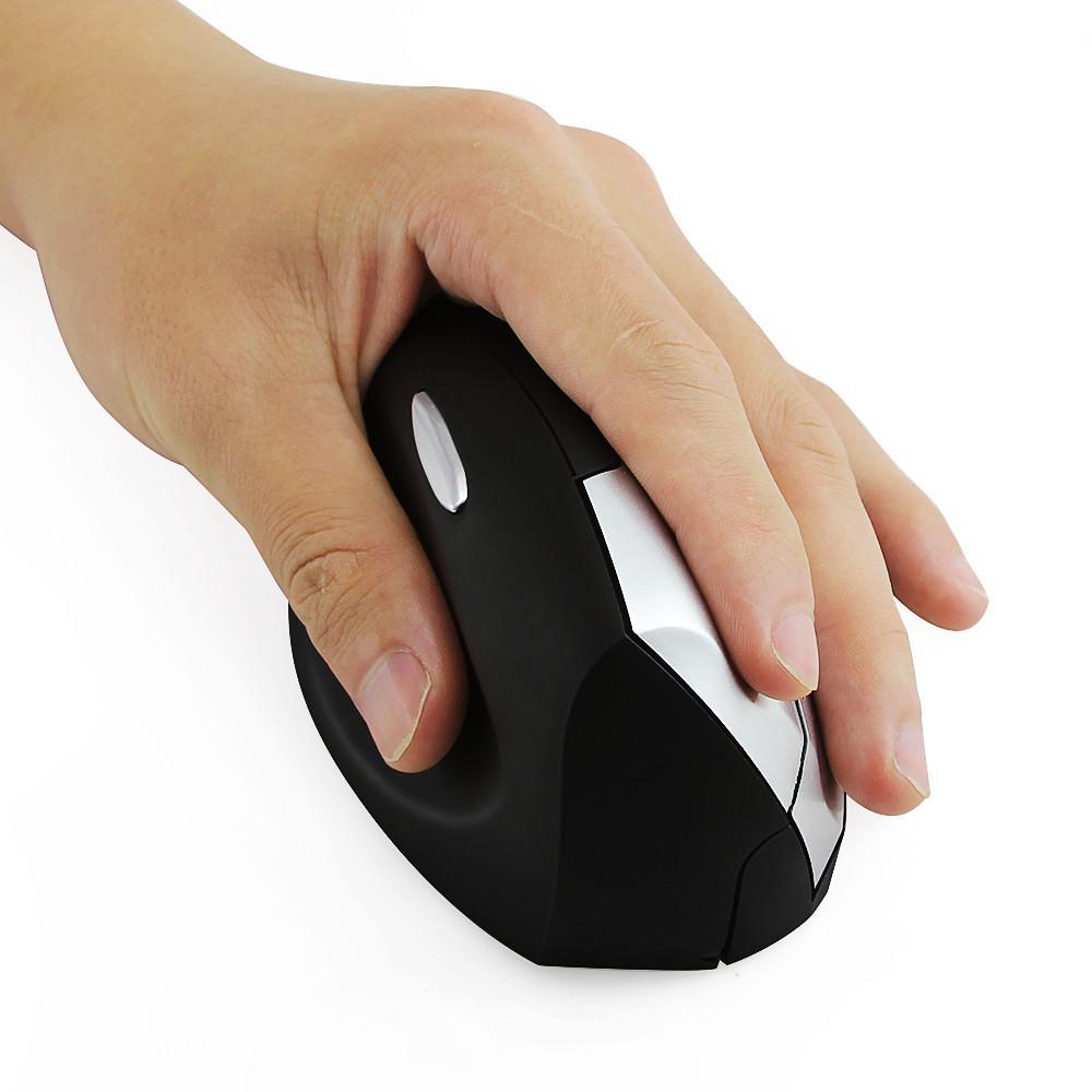 Left-Handed Ergonomic Wireless Vertical Mouse - Fanduco