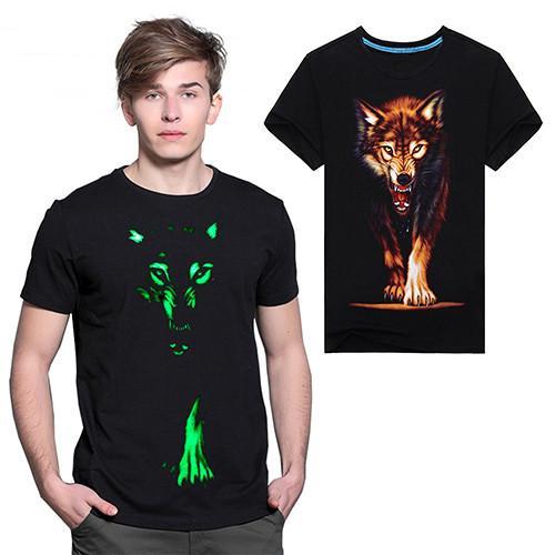 Lone Wolf Glow In The Dark T-Shirt - Fanduco