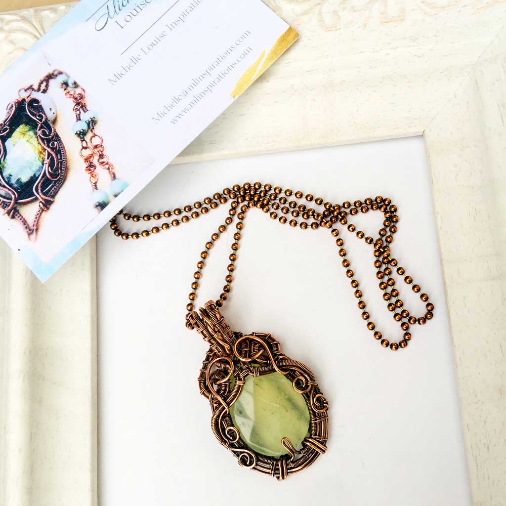 jade locket necklace