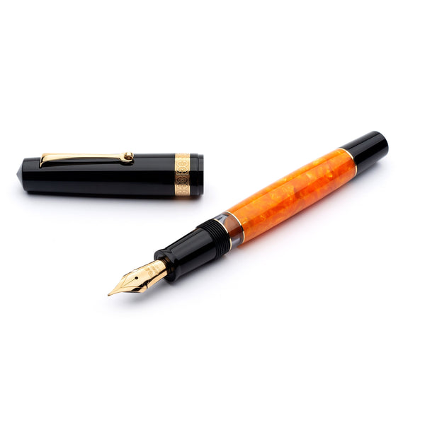 Leonardo Momento Magico Fountain Pen in Glossy Black - Goldspot Pens