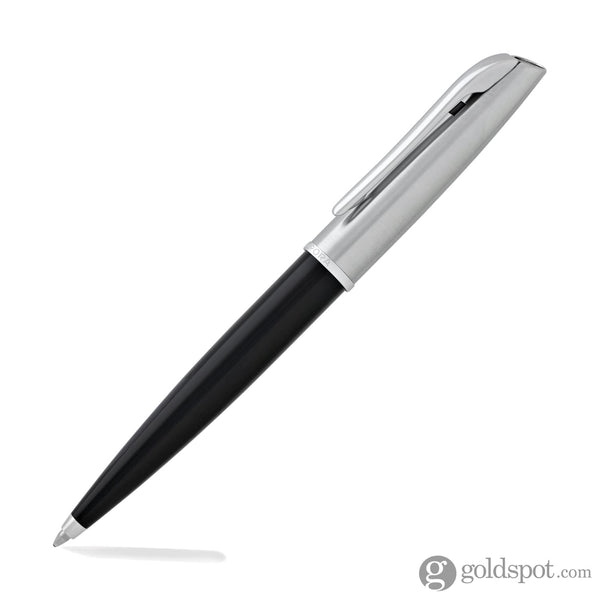 Aurora Nikargenta 88 Small Rollerball Pen in Black & Chrome Cap