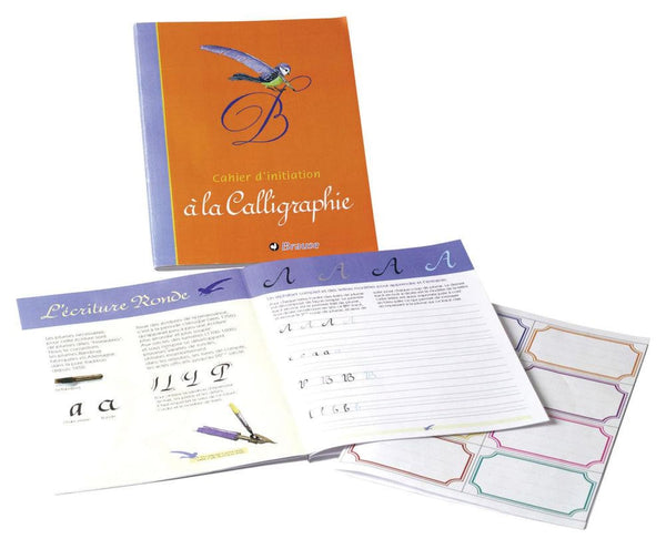 Brause Introduction to Calligraphy Lettering Practice Cards - Goldspot Pens
