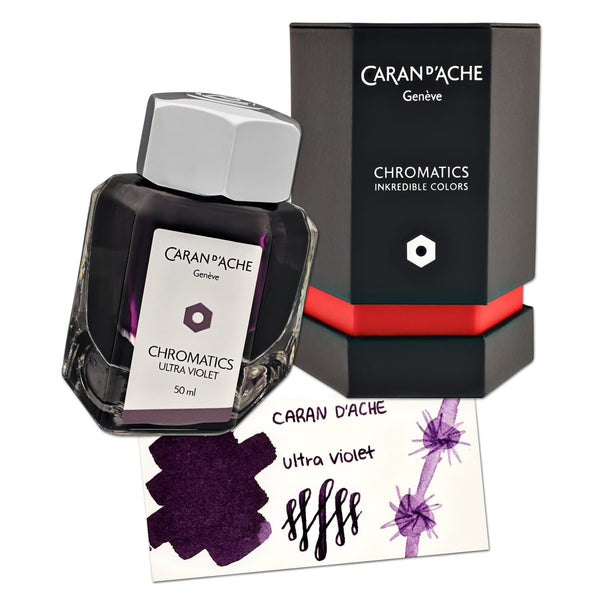 Caran d'Ache Ultra Violet: Ink Review - Scrively - note taking