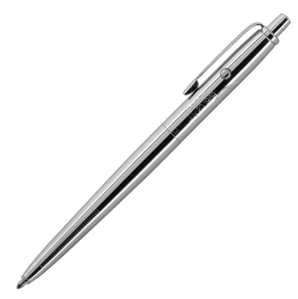 Fisher Chrome Plated Retractable Shuttle Space Pen - KnifeCenter - CH4