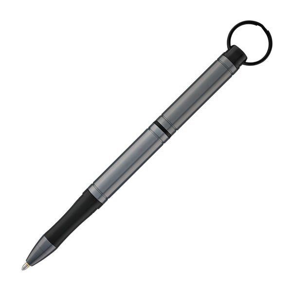 Fisher Trekker Black Matte Keychain Pen with Fisher Rubber Comfort