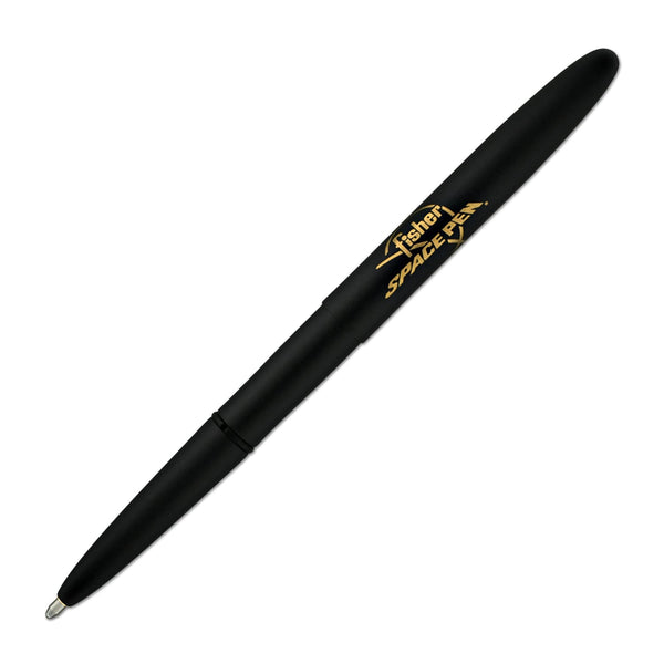 Fisher Space Pen Black Matte NASA Logo Bullet Space Pen with Clip Black Ink  Pen For Sale