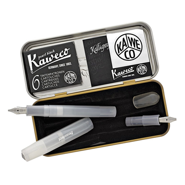 Kaweco Calligraphy Set - Black - Nib Sizes 1.1, 1.5, 1.9, 2.3