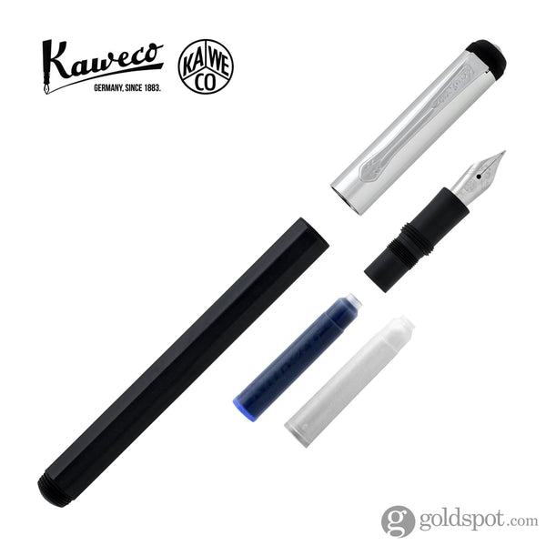 markering Lotsbestemming vertaler Kaweco Elegance Fountain Pen in Black - Goldspot Pens