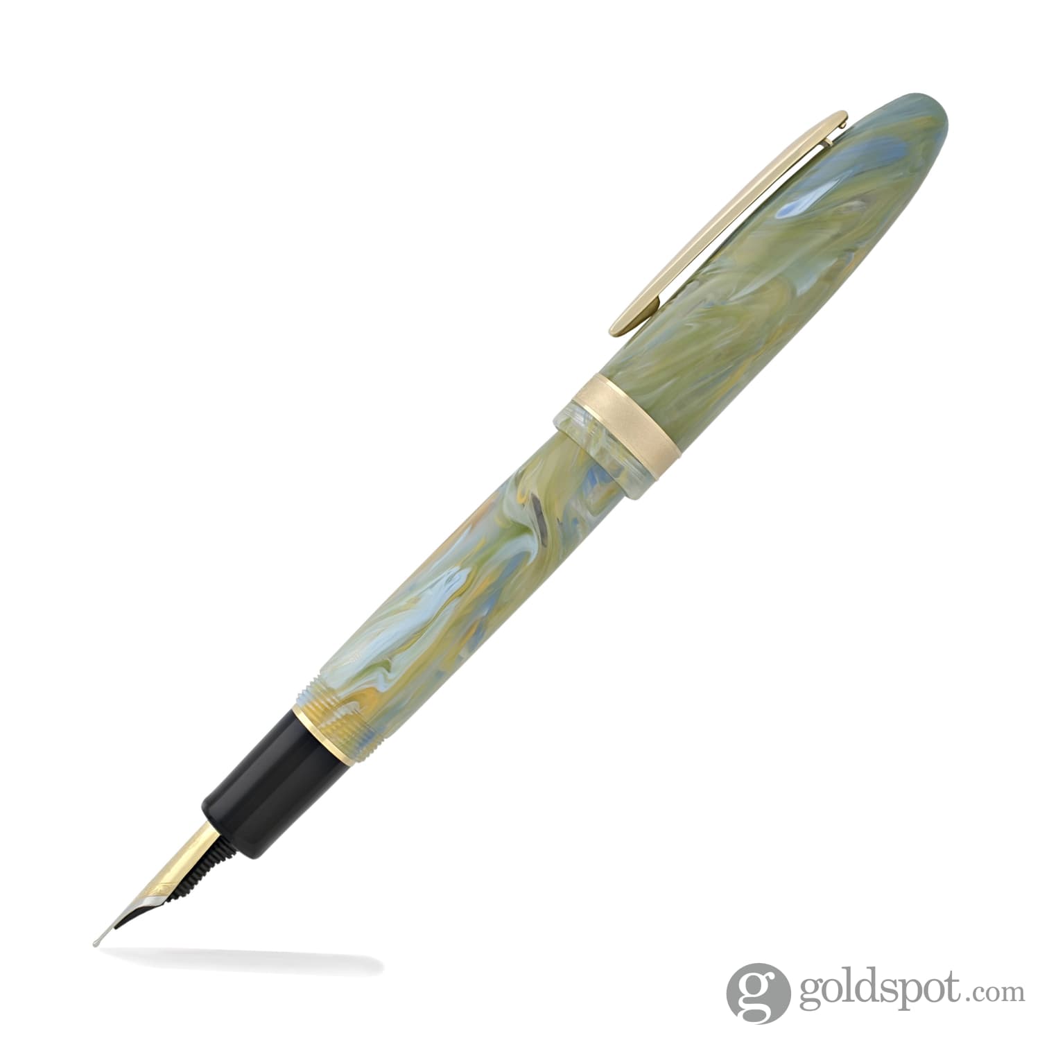 Laban Taroko Artist Fountain Pen In Sunrise Yellow Medium Point Goldspot Pens