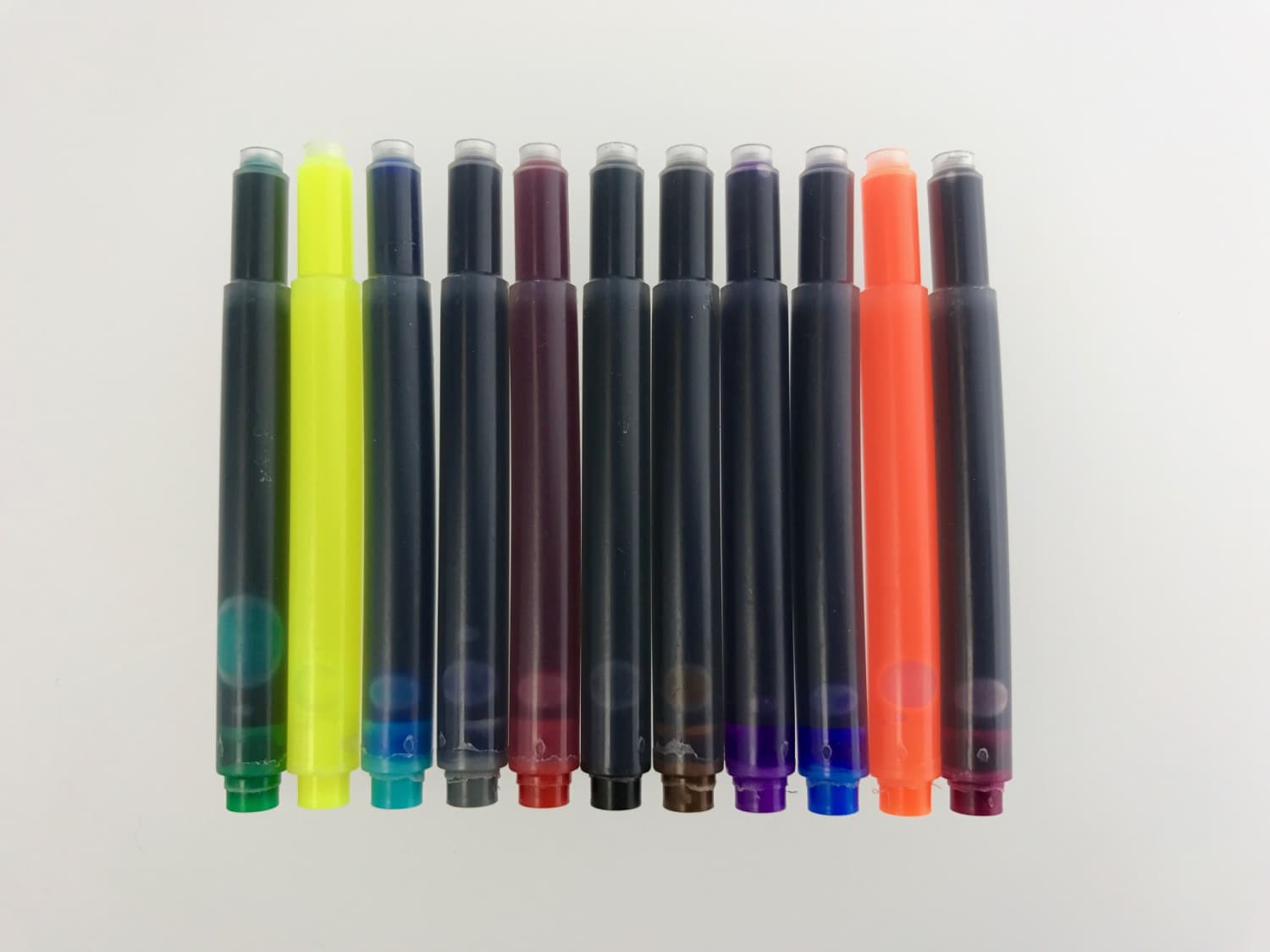 Stijgen zak Hallo Lamy Fountain Ink Cartridges in Rainbow Assorted Colors - Pack of 11 –  Goldspot Pens