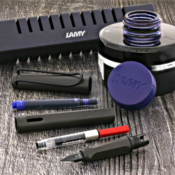 Kaweco Perkeo Calligraphy Set in Blue - 1.1mm, 1.5mm and 1.9mm Nibs -  Goldspot Pens