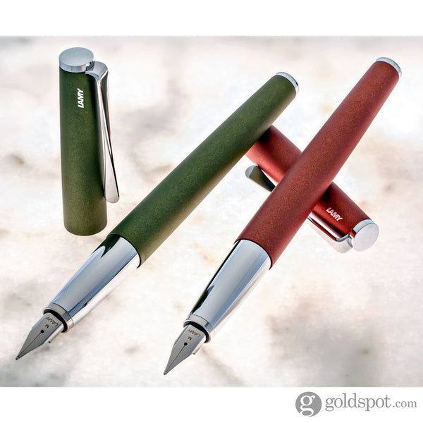 LAMY Studio Fountain Pen in Olive Green - Goldspot Pens