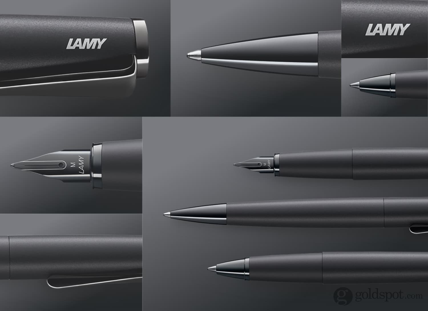 eerste Verenigen Raap LAMY Studio Lx Fountain Pen in All Black - Goldspot Pens