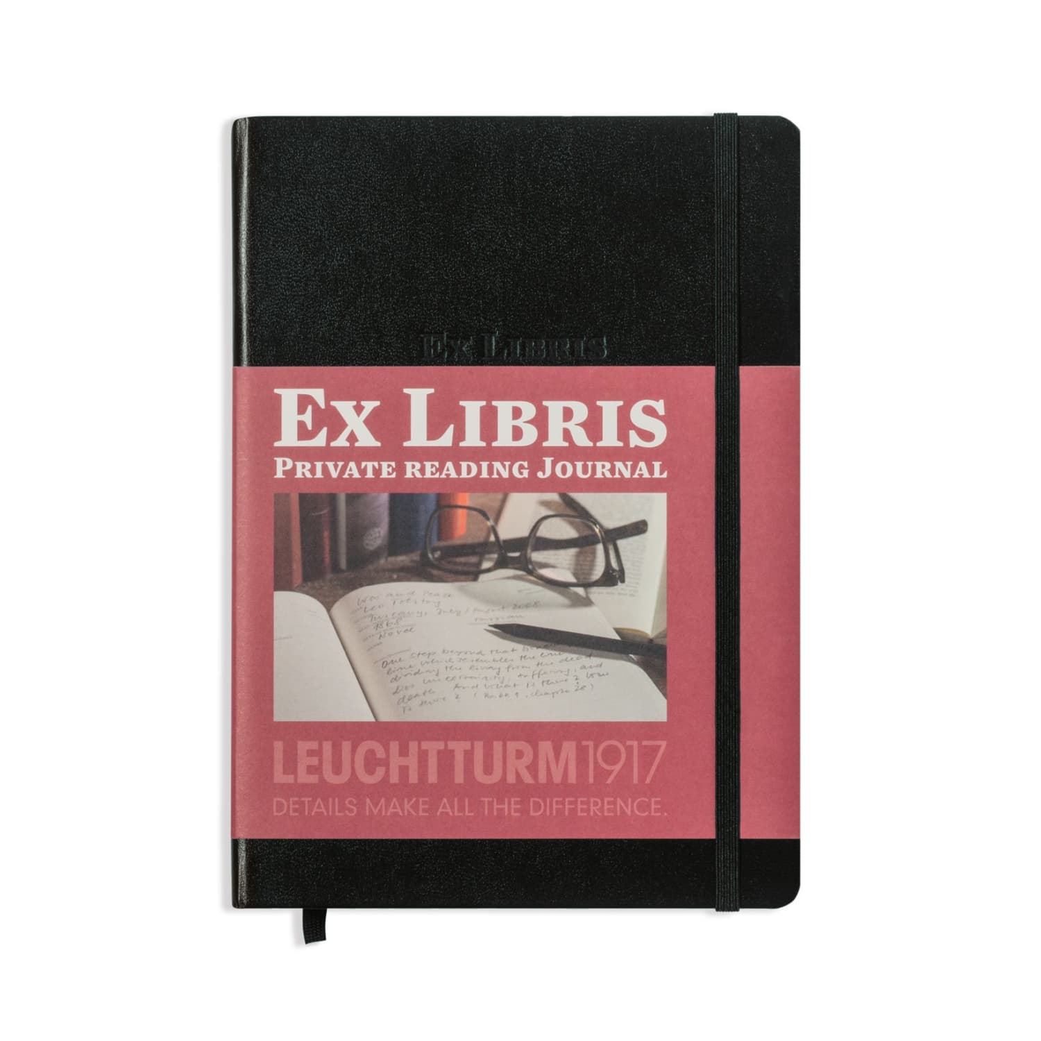 Leuchtturm 1917 Ex Libris Private Reading Journal In Black A5 Goldspot Pens