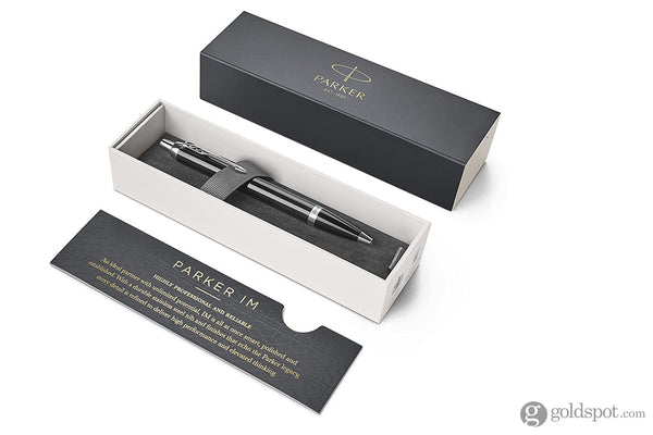 Parker Ballpoint Pen in Black with Chrome Trim - Pens
