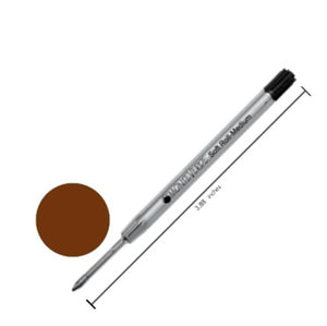 Parker Style Ballpoint Pen Refill in Brown by Monteverde - Medium Point Ballpoint Pen Refill