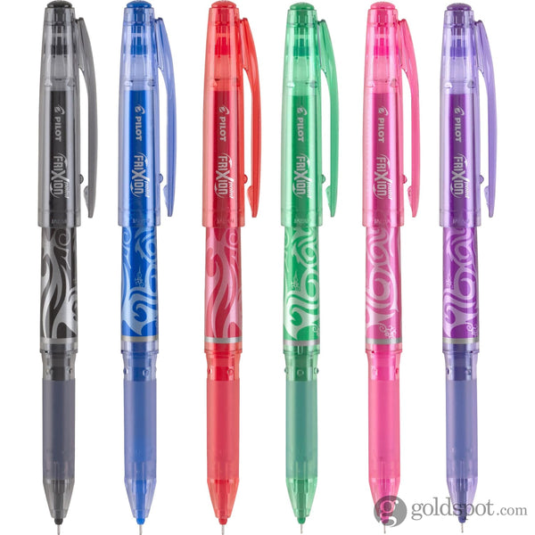 Pilot FriXion Ball LX Erasable Gel Ink Pen in Silver - Goldspot Pens