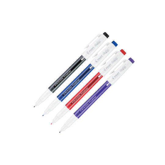 FriXion Erasable Gel Pen - Fine Pen Point - 0.7 mm Pen Point Size -  Retractable - Pink, Red, Green, Turquoise, Blue, Purple, Navy, Black Water  Based, Gel-based Ink - Translucent Barrel - 8 / Pack - ICC Business Products