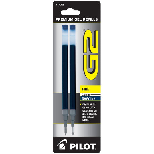 Pilot FriXion Gel Ink Pen Refill in Navy, Fine Point - Pack of 2 - Goldspot  Pens