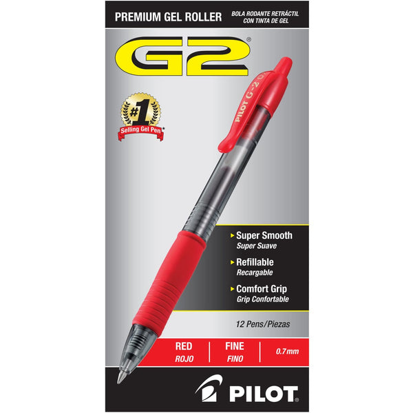 Pilot G-Tec-C Gel Pen in Red - Ultra Fine Point - Goldspot Pens