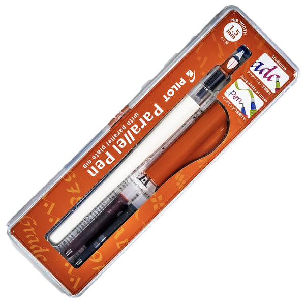 Pilot Parallel Fountain Pen - Orange, 2.4mm