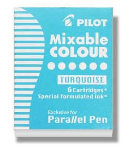 Pilot Parallel Ink Cartridges in Black - Pack of 6