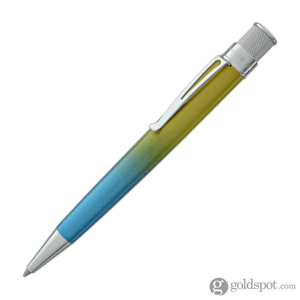Cross Bailey Ballpoint Pen in Blue Lacquer - Chrome Trim
