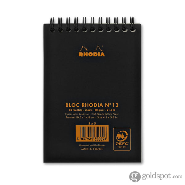 Bloc-notes spiralé A4 - 5x5 - 80g - RHODIA