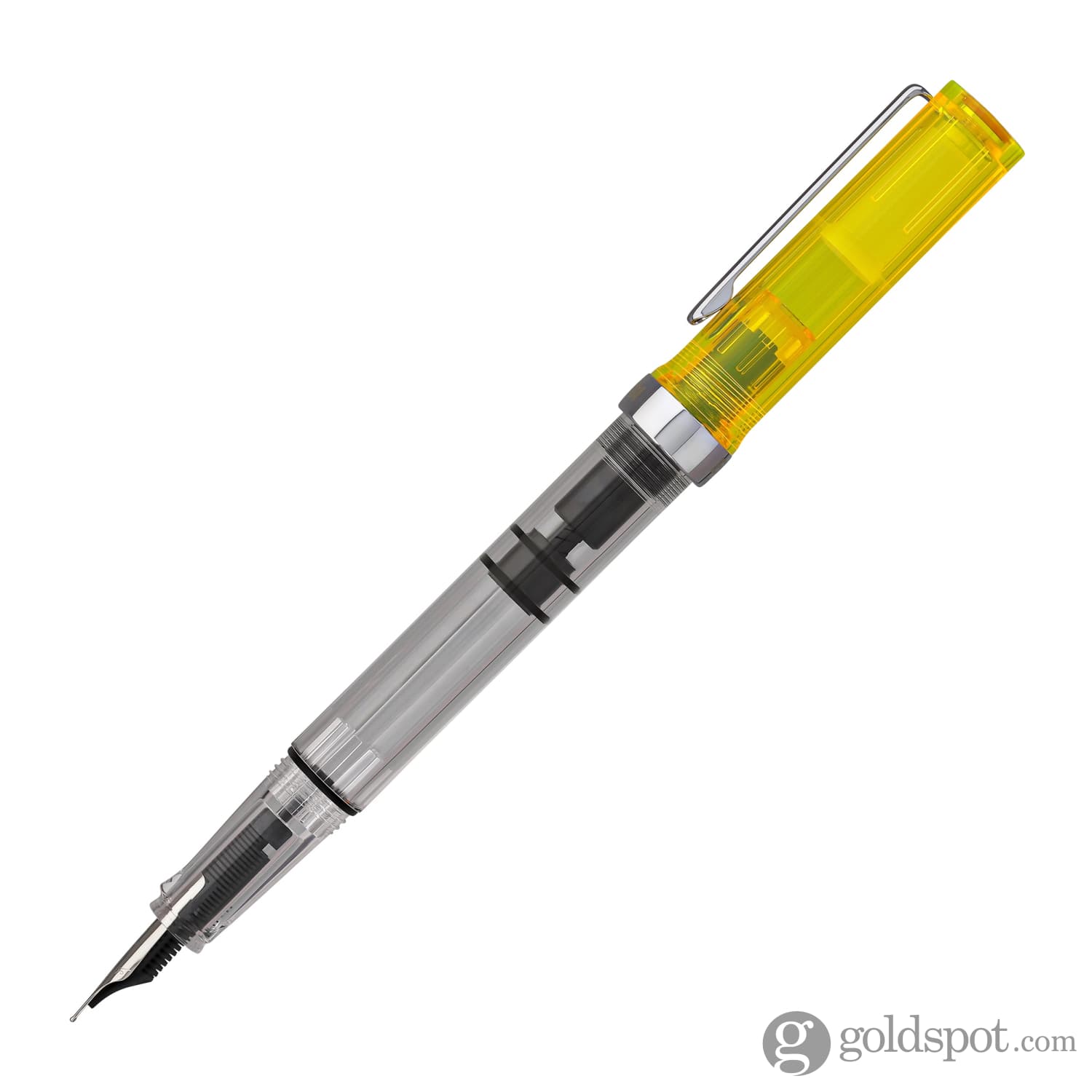 TWSBI Eco Fountain Pen in Transparent Yellow - Goldspot Pens