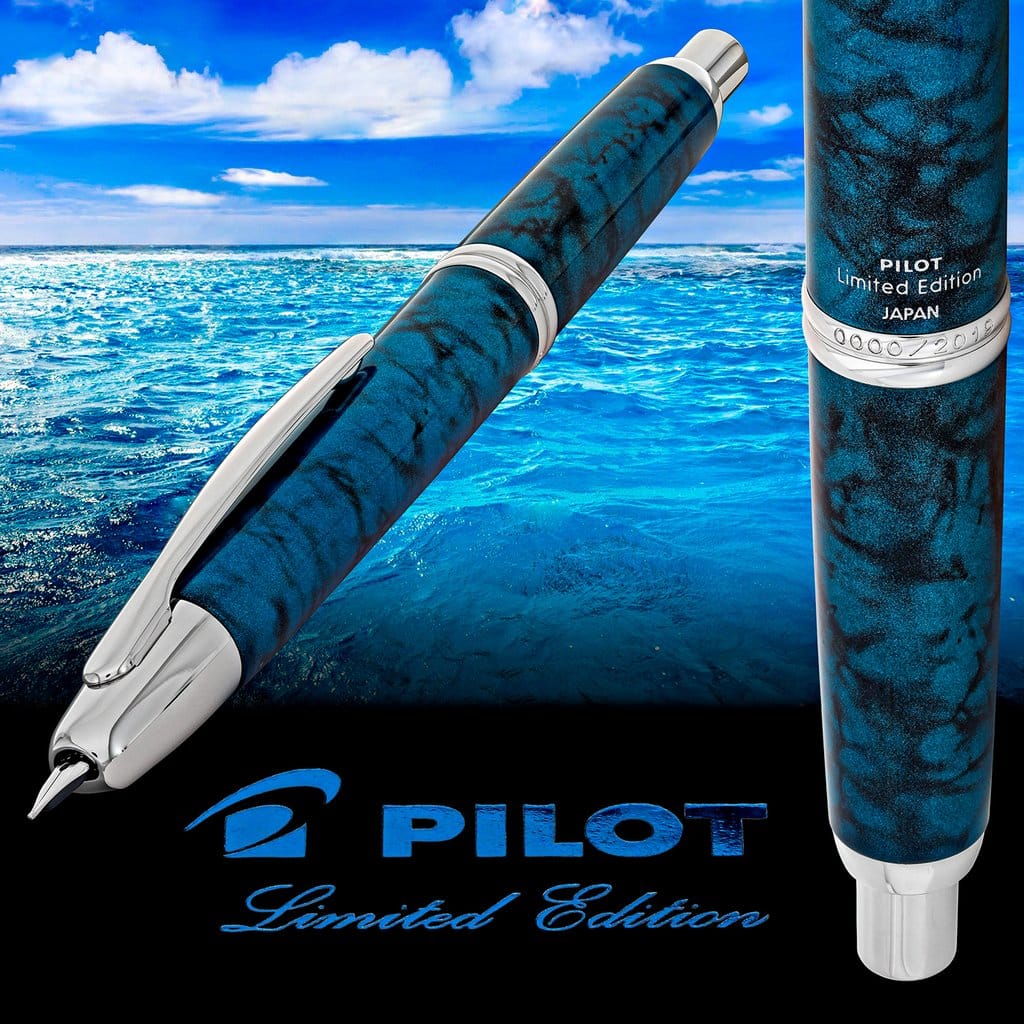 Pilot Vanishing Point Fountain Pen Nib and Line Comparison