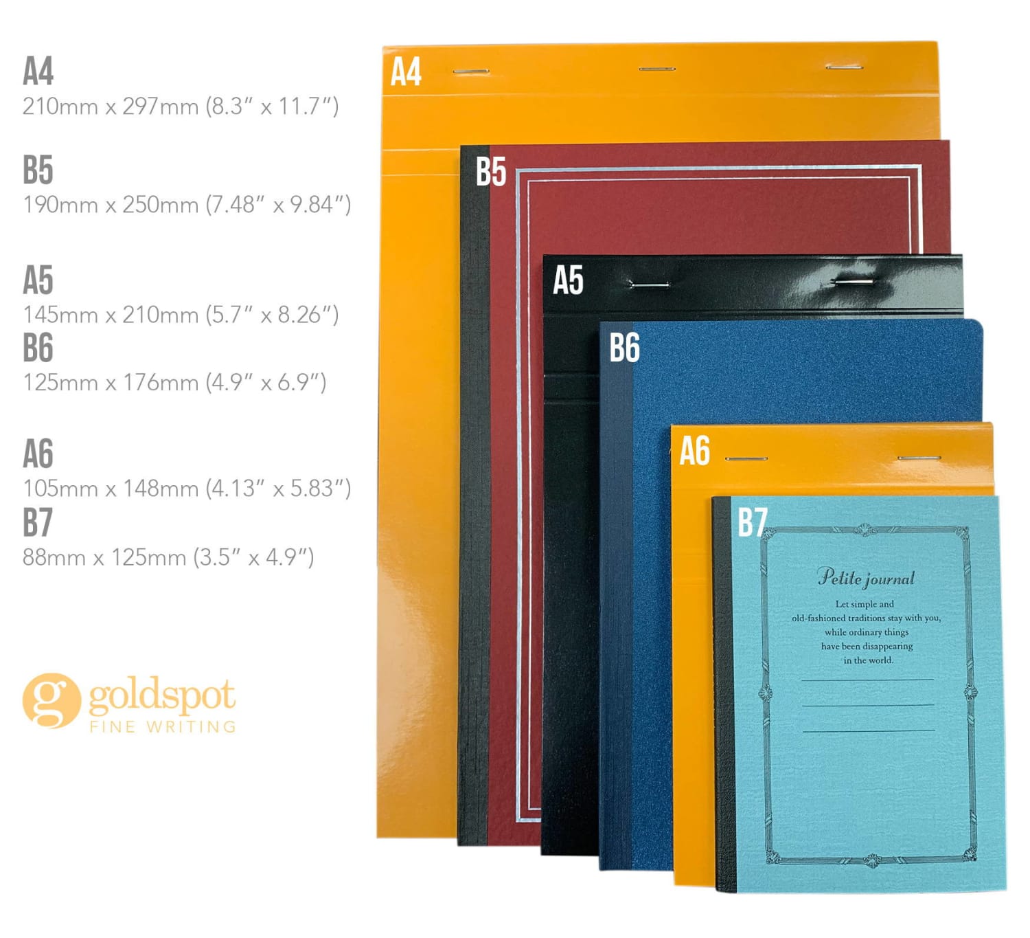 types of journal notebook