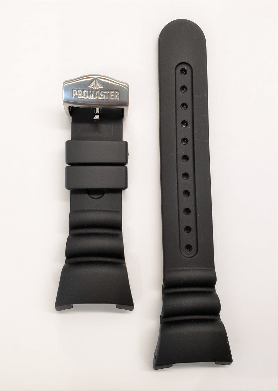 Citizen Aqualand U106-T007996 / JV0000-28E Black Rubber Watch Band |  WATCHBAND EXPERT