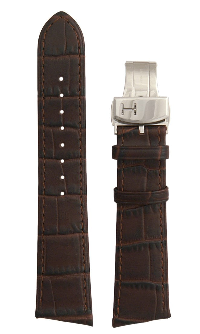 Hamilton Ventura Men's 21mm Brown Leather Watch Band | WATCHBAND EXPERT