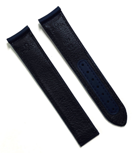 Omega Seamaster 20mm Blue / Yellow Reinforced Fabric Band Strap ...