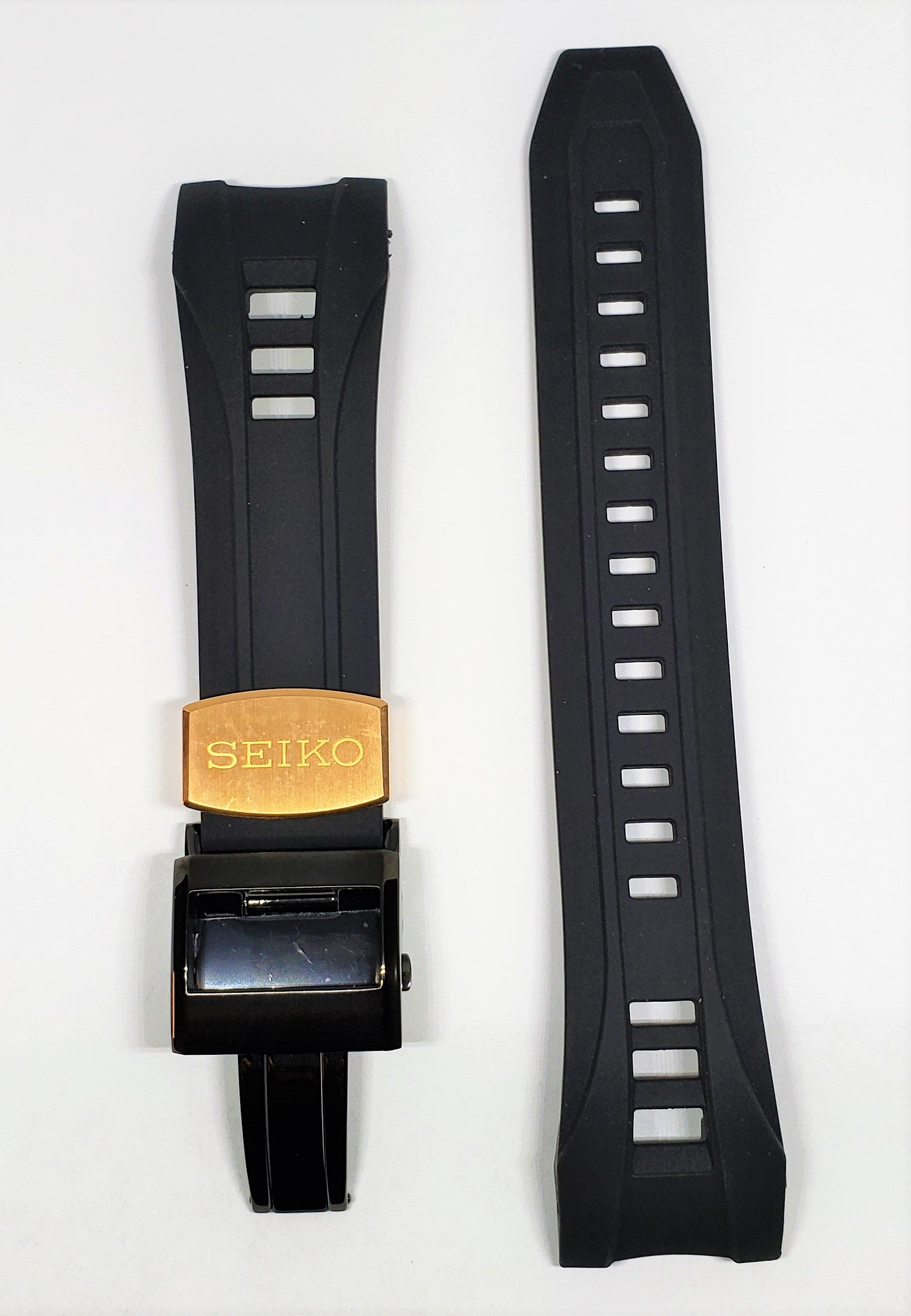 Seiko Astron SAST001 Black Rubber Watch Band | WATCHBAND EXPERT