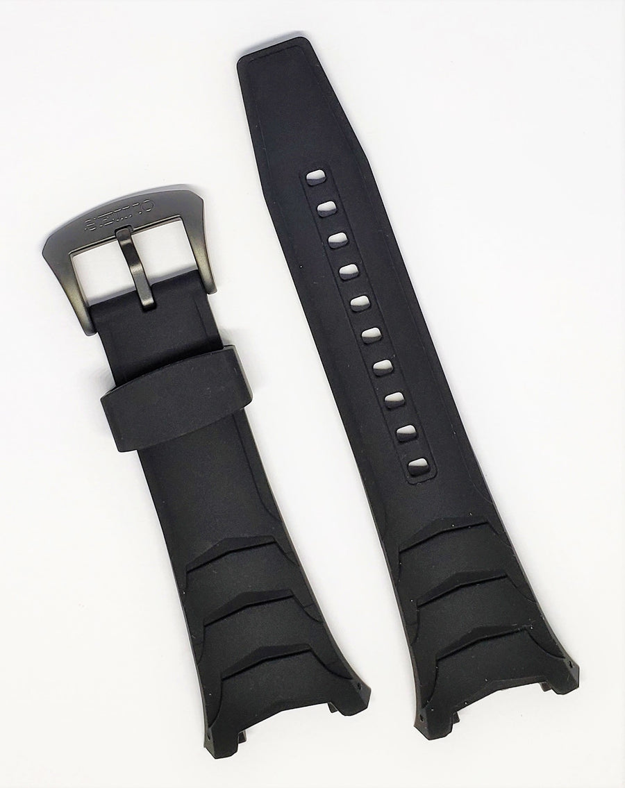 Seiko Coutura SSC697 / SSC697P Black Rubber Watch Band | WATCHBAND EXPERT