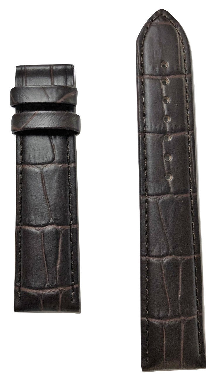 Tissot Tradition T063907A 20mm Brown Leather Watch Band Strap | W.B.E