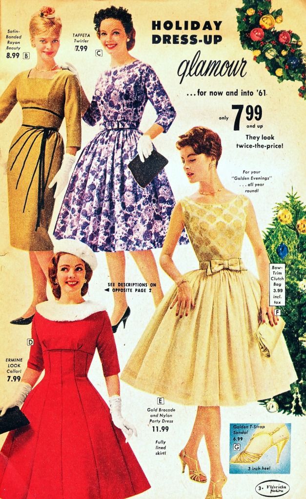 vintage style holiday dresses