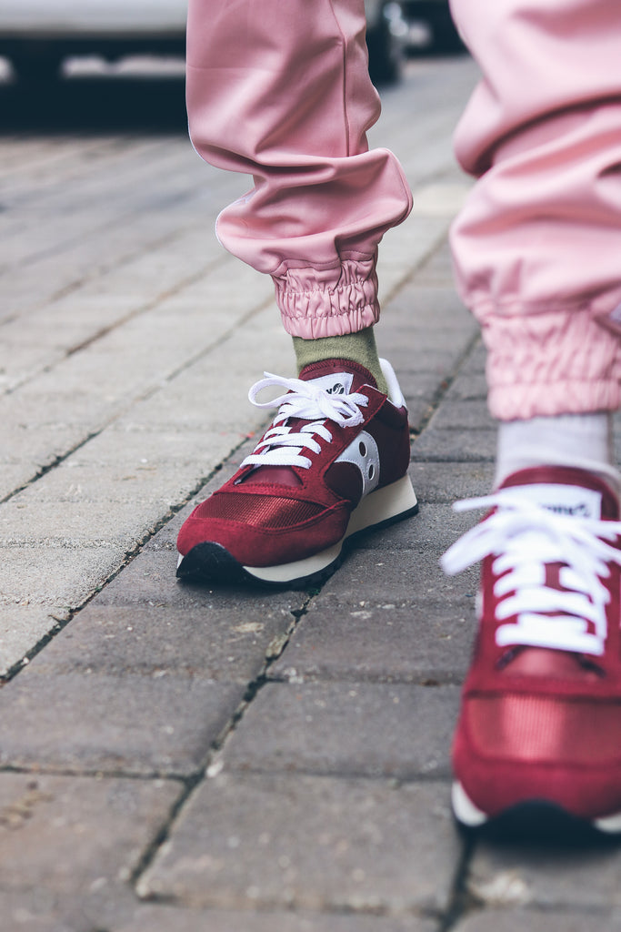 saucony jazz maroon