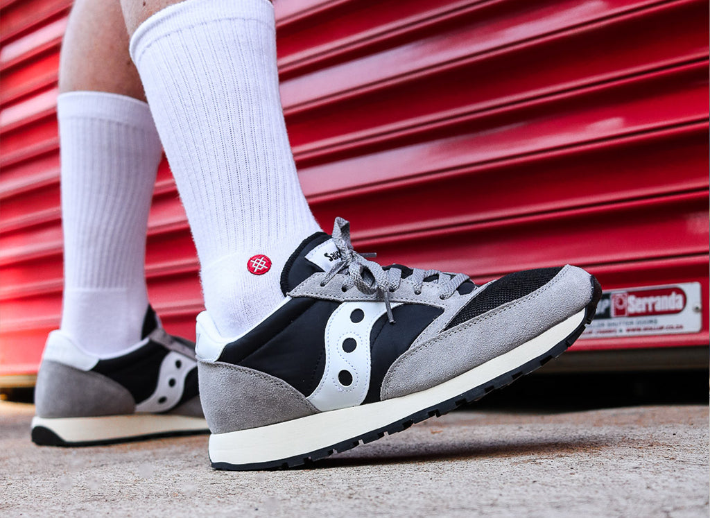 saucony jazz original black and white