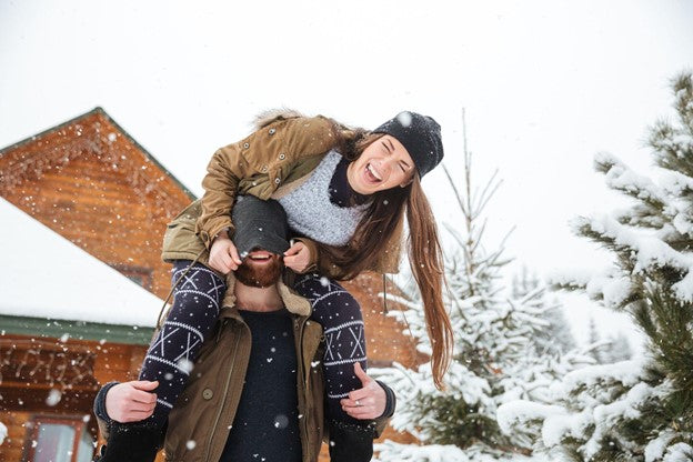 Winter couple