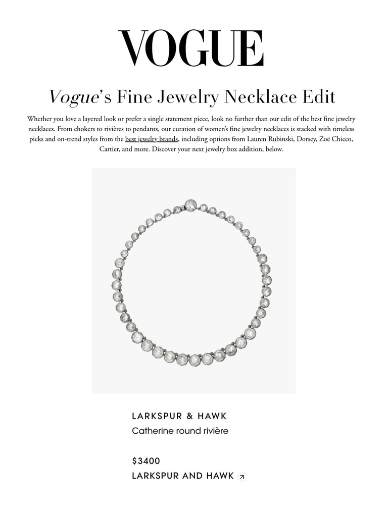Vogue's Fine Jewelry Necklace Edit
