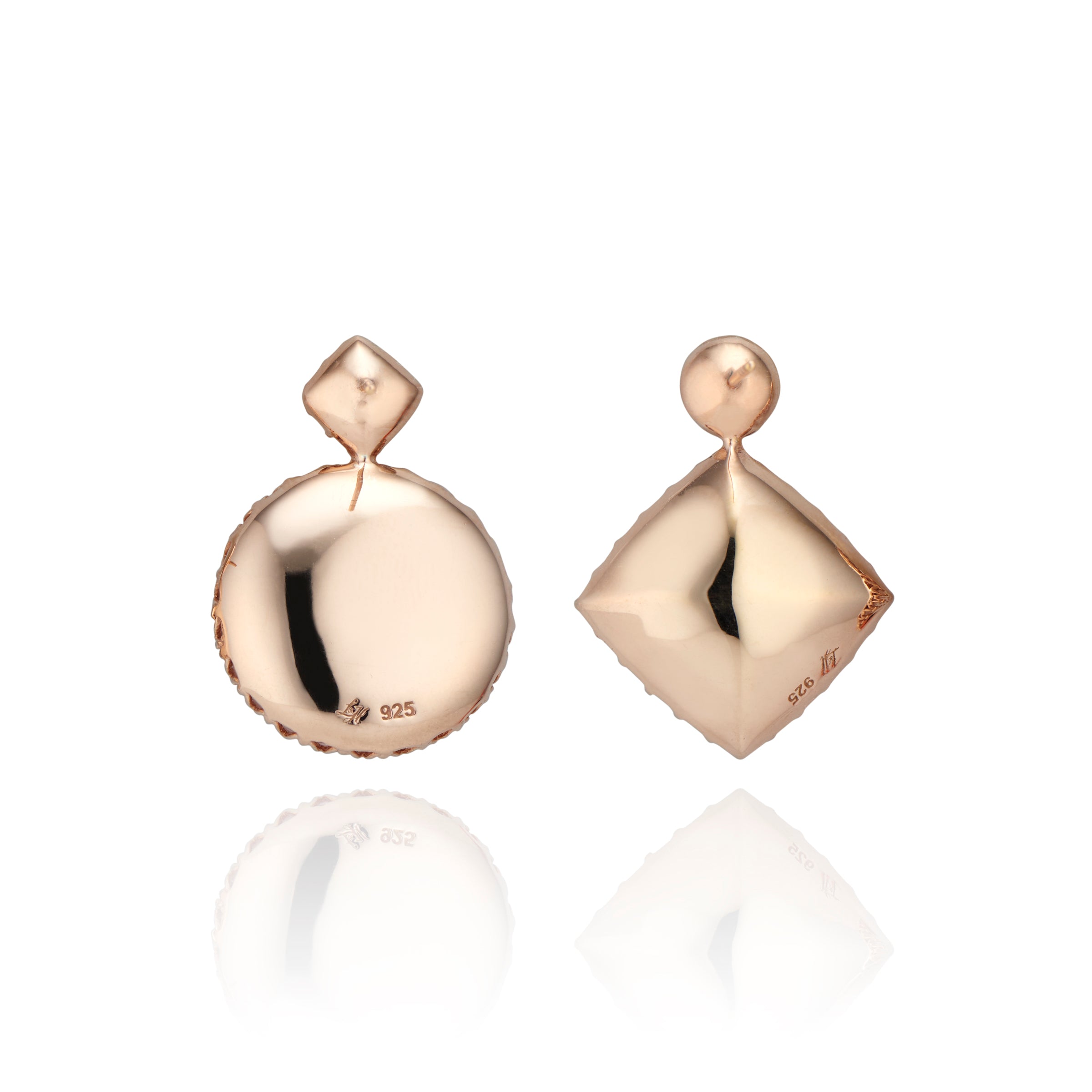 Sadie Mis-Matched Double Drop Earrings on Post