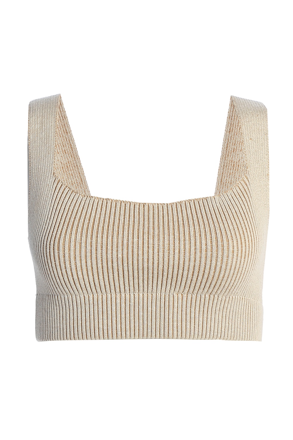 Taupe/White Jodie Ribbed Top – JLUXLABEL